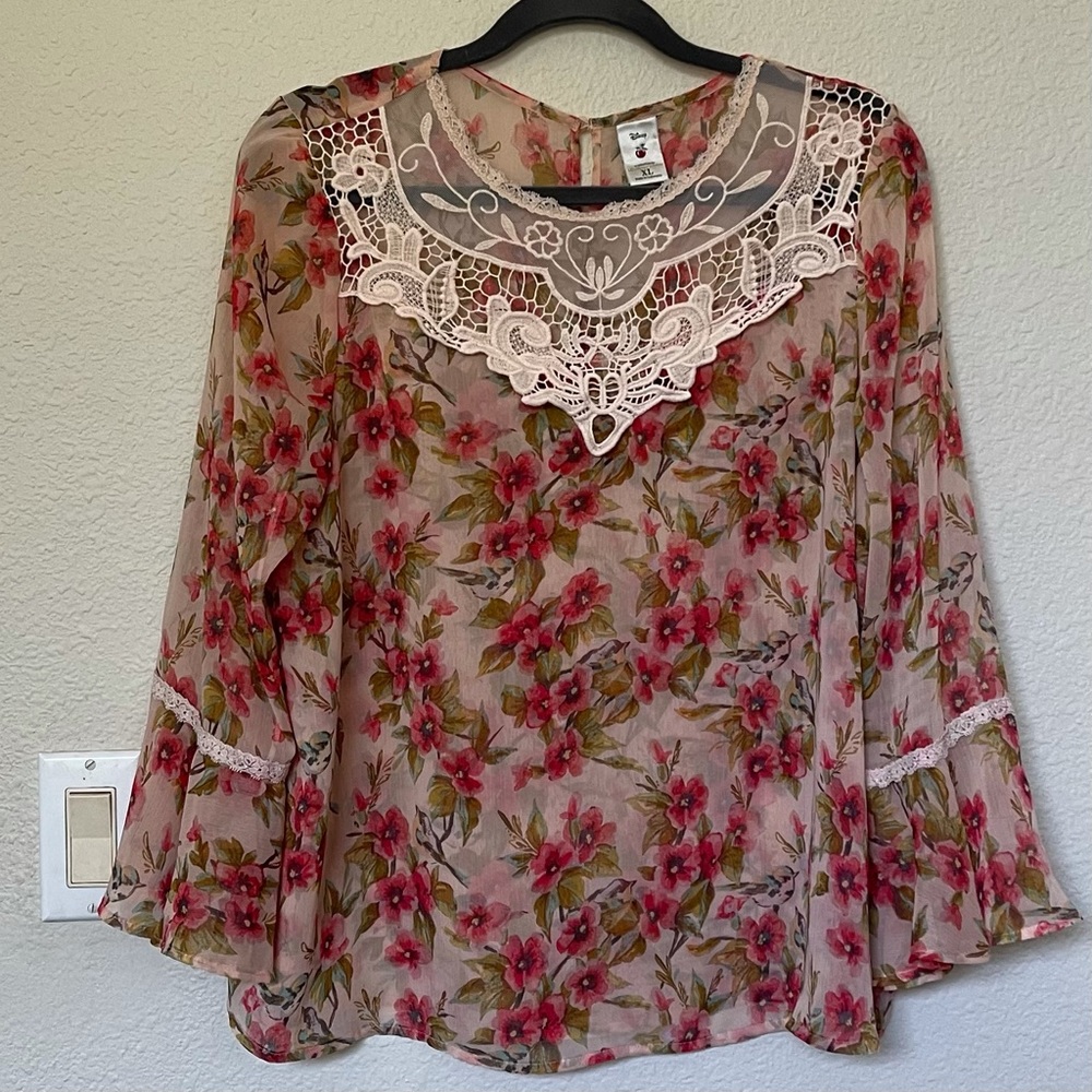 Disney Collection by LC Lauren Conrad floral top
